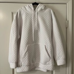 Princess Polly Quilted Hoodie | White | 10